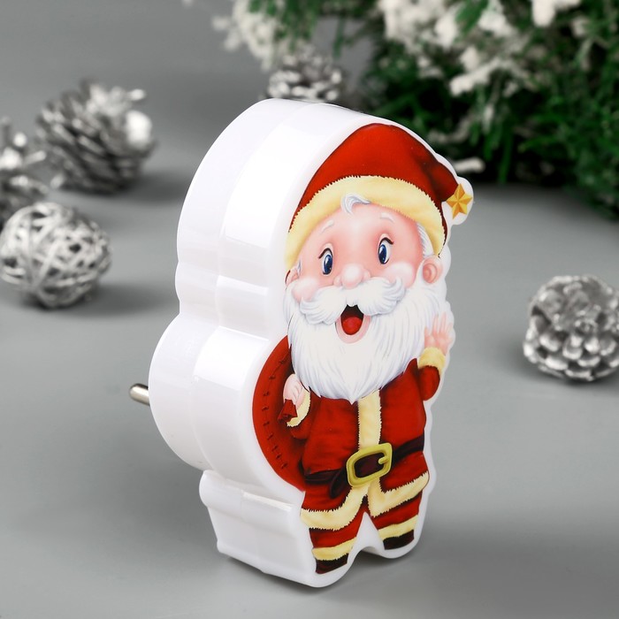 Ночник "Дед Мороз" LED  6х4,5х9,5 см. 