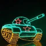 Светодиодное панно "Танк", 1000 х 1300 х 30 мм, 60 Вт 