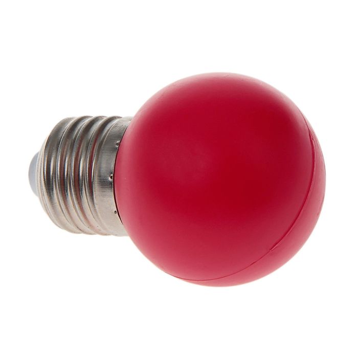 Лампа светодиодная декорат., G45, 6 led SMD, для белт-лайта, красный, фасовка по 100 штук 