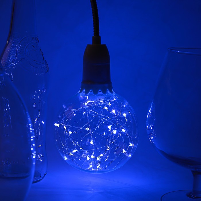 Лампа светодиодная декоративная "Шар", G105, 3 Вт, E27, 125х105 