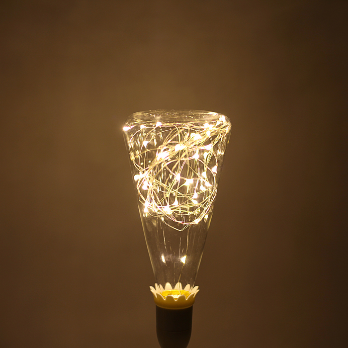Лампа светодиодная декоративная "Бутылка малая", 3 Вт, E27, 190х90, теплый белый 