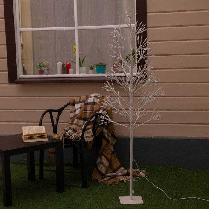 Дерево светодиодное уличное "Елка", 1,5 м, 324 LED, 220 В, эффект мерцания, МУЛЬТИ 