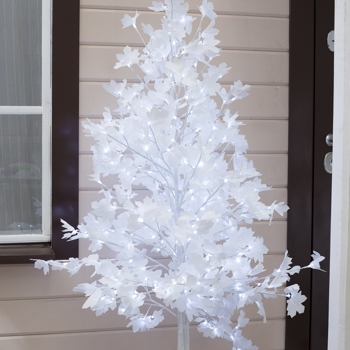 Дерево светодиодное "Клён белый", 1,8 м, 350 LED, 220 В, БЕЛЫЙ 