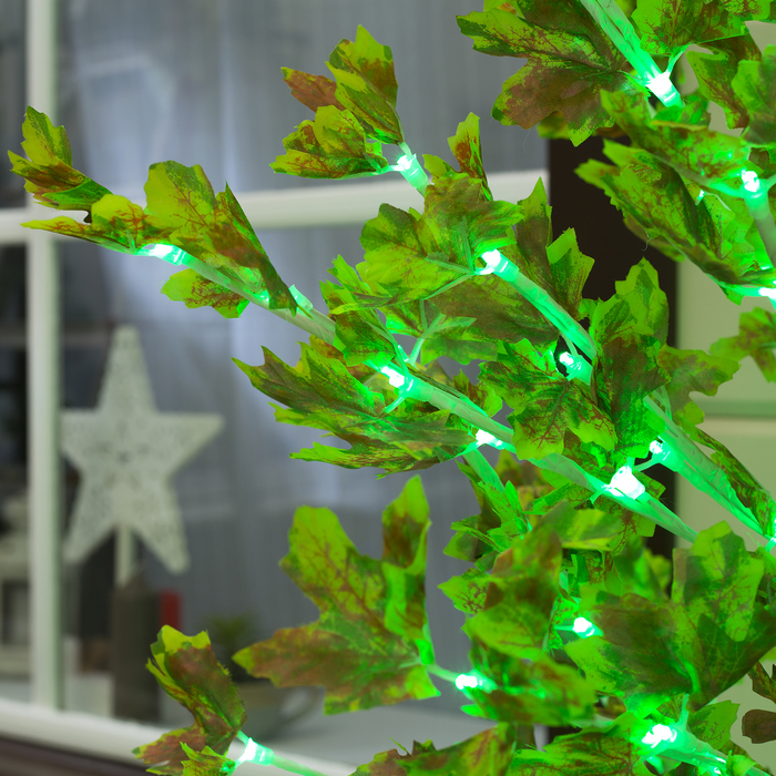 Дерево светодиодное "Клён зеленый", 1,8 м, 350 LED, 220 В, ЗЕЛЁНЫЙ 