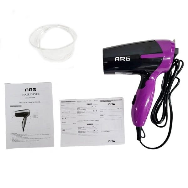 Фен ARG HD-6848 Фиолетовый - фото 4