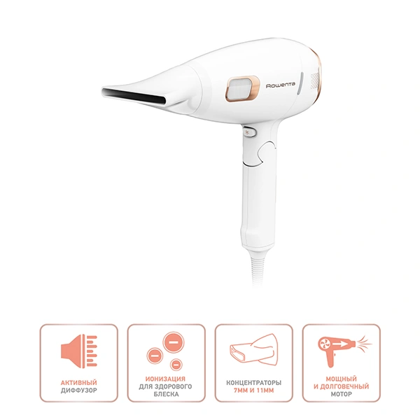 Rowenta шаш кептіргіш CV9240F0 Ultimate Experience - фото 8