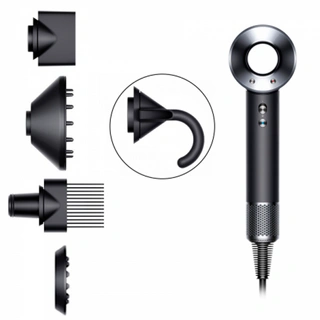 Фен Dyson HD07 Supersonic (никель/черный)