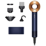 Фен Dyson HD07 Supersonic 412525-01 (синий/медь) с чехлом