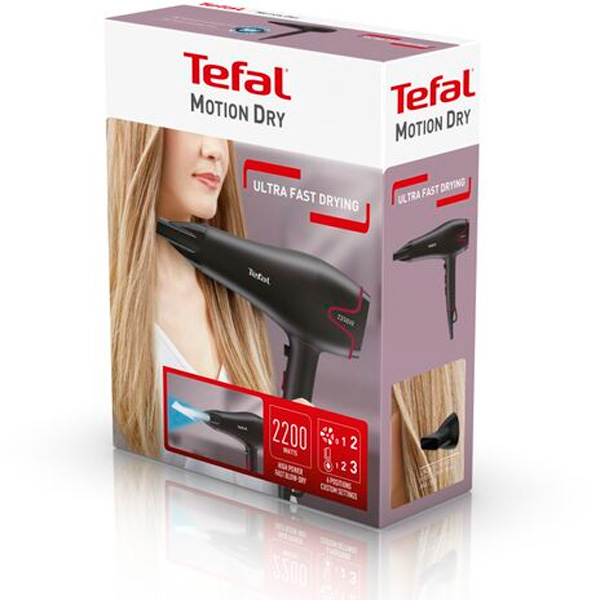 Фен Tefal Motion Dry HV5700D8 - фото 6