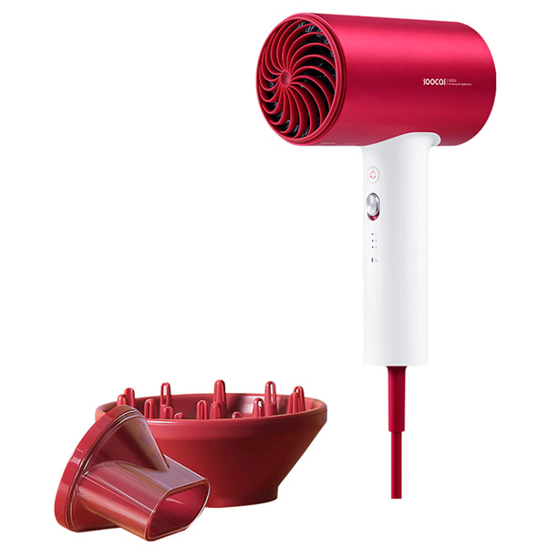 Фен для волос Soocas H5 Hair Dryer с диффузором Red