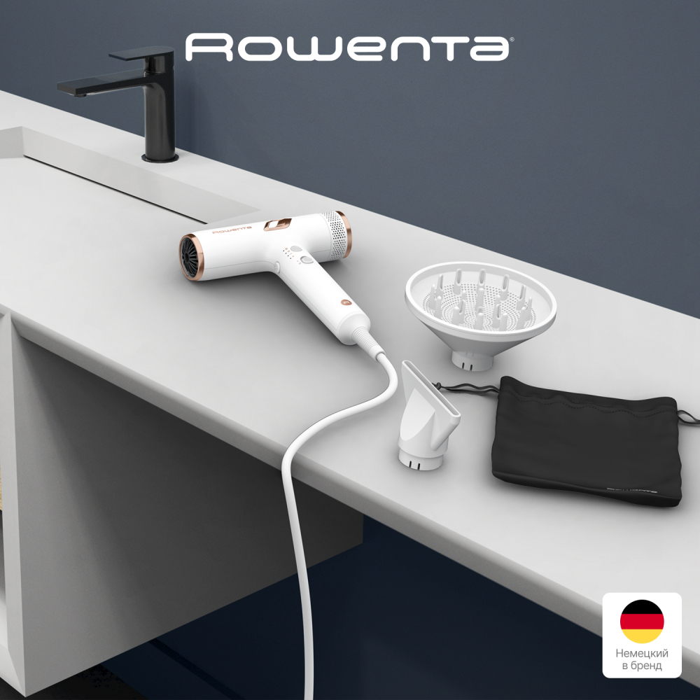 Rowenta шаш кептіргіш NANO HY8140F0 - фото 10