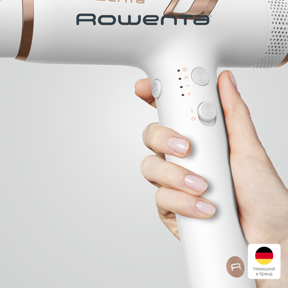 Rowenta шаш кептіргіш NANO HY8140F0 - фото 9