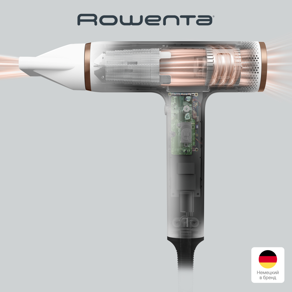 Rowenta шаш кептіргіш NANO HY8140F0 - фото 14