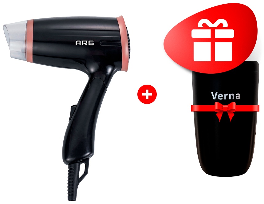 Комплект Фен ARG 3072 + Термос-кружка Verna LC-450GX 