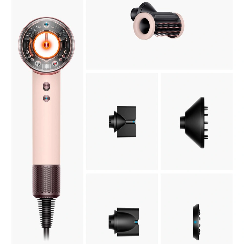 Фен Dyson HD16 Supersonic Nural розовая керамика 113407-01 - фото 4