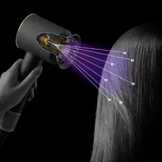 Фен Dyson HD16 Supersonic NuralStraight+Wavy бархатно-красный/золото 493117-01 - фото 4