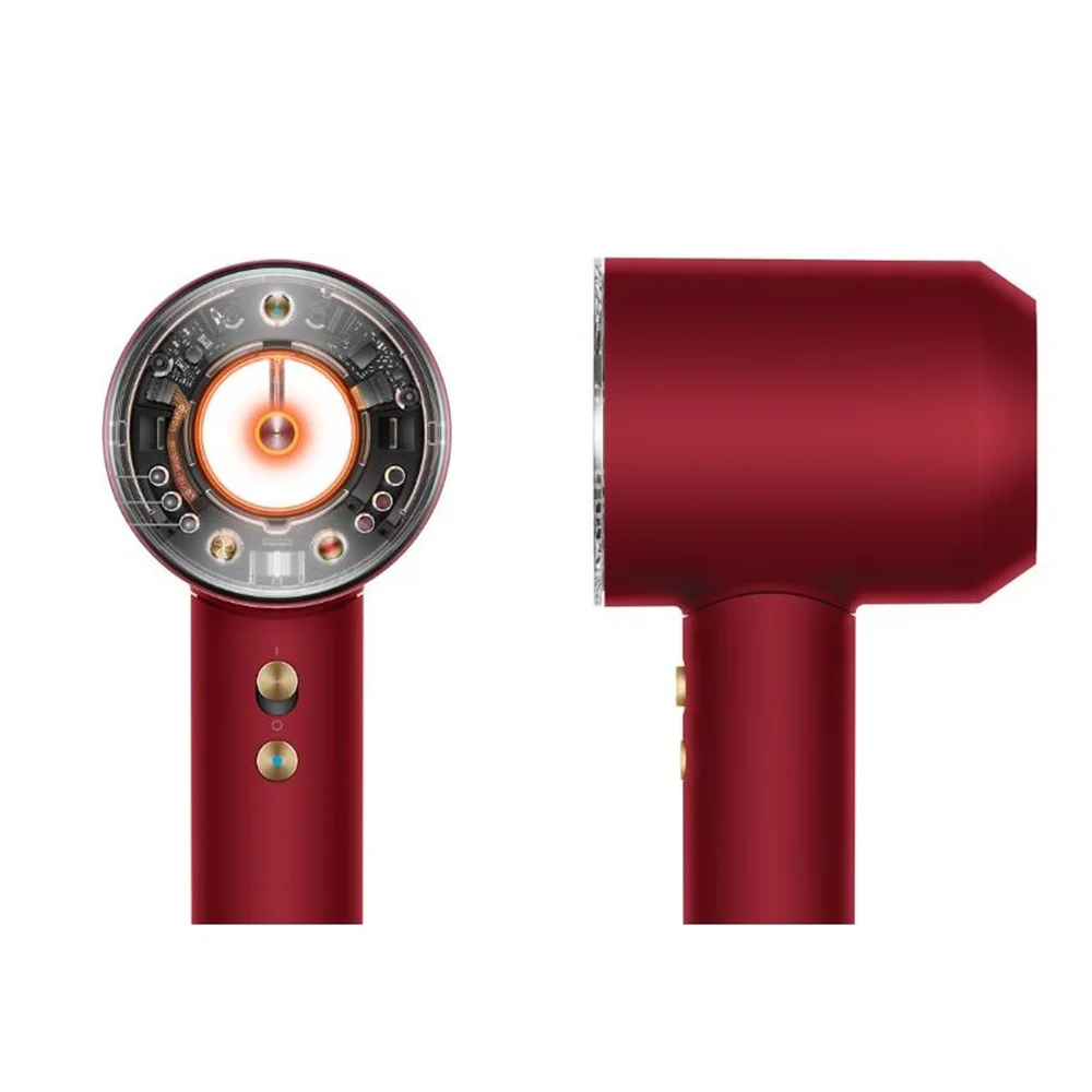 Фен Dyson HD16 Supersonic NuralStraight+Wavy бархатно-красный/золото 493117-01 - фото 2
