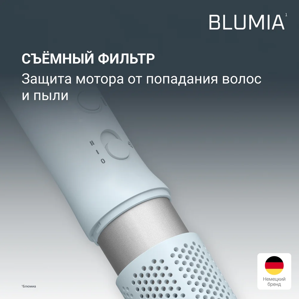 Фен Rowent Blumia HY5N10E0 Blue - фото 10