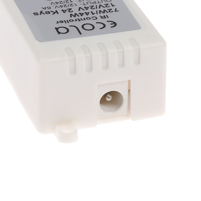 Контроллер Ecola LED strip RGB IR controller, 6А, 12В-72Вт, 24В-144 Вт, для ленты, и/к пульт 