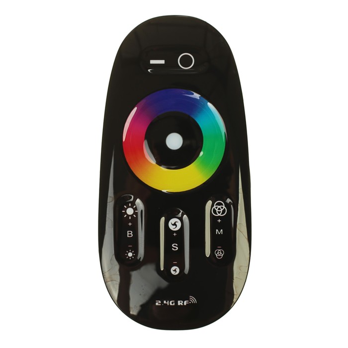 Контроллер Uniel ULC-G10-RGB BLACK, RGB, 12/24 B, с пультом ДУ 2.4 ГГц, цвет черный 