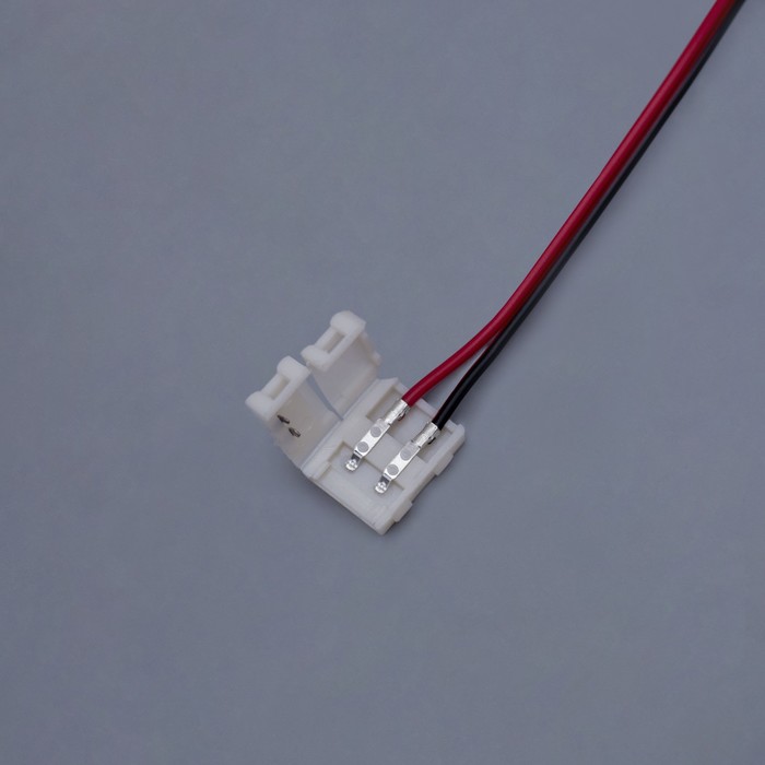 Кабель соединительный Ecola LED strip, 2-х конт. зажимный разъем 10 мм, 15 см, 1 шт. 