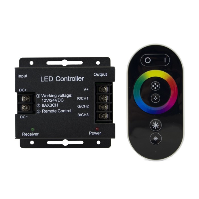 Контроллер RGB 04-03, 12В, 288 Вт, 3х8 А 