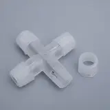 Коннектор для дюралайта 11 мм, 2W, Х - образный  - фото 3