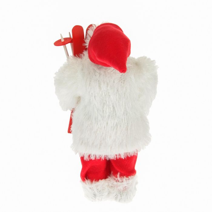 Дед Мороз "Лыжник", красно-белый костюм 