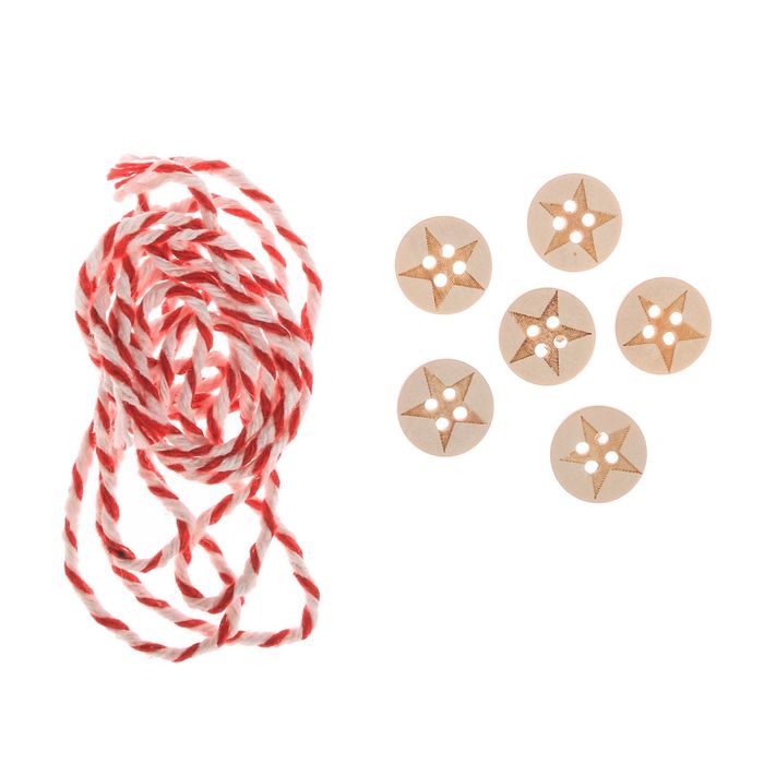 Мешки для подарков «Варежки», набор для шитья, 16,3 × 10,7 × 2,5 см 