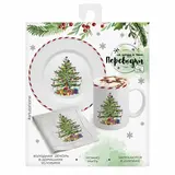 Переводки на посуду (холодная деколь) «Праздник у Елки», 12 х14 см 2 