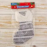 Носок для подарков "Вязанка" 15*25 см, паутинка  - фото 2