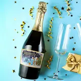 Наклейка на бутылку «Шампанское Новогоднее»  - фото 2