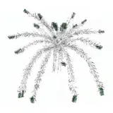 Пальма из мишуры "Цветные кончики" микс  - фото 2