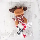 Мягкая игрушка "Олень с узорами" 9,5*31,5 см 