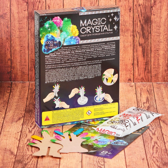 Набор для проведения опытов "Нерукотворное искусство" серия Мagic Crystal OMC-01-04 