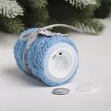 Свеча светодиодная восковая «Снежинка», 5 × 7 см  - фото 3