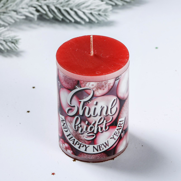 Набор свеча с банкой для пожеланий «Зима подарит чудеса» 
