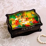 Шкатулка «Сказки», 13×18 см, лаковая миниатюра, микс  - фото 5