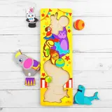 Головоломка логическая "Животные в цирке", 30 х 10 см  - фото 2