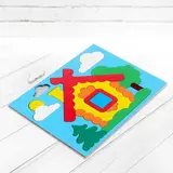 Головоломка «Собери картинку: домик» 17 элементов  - фото 2