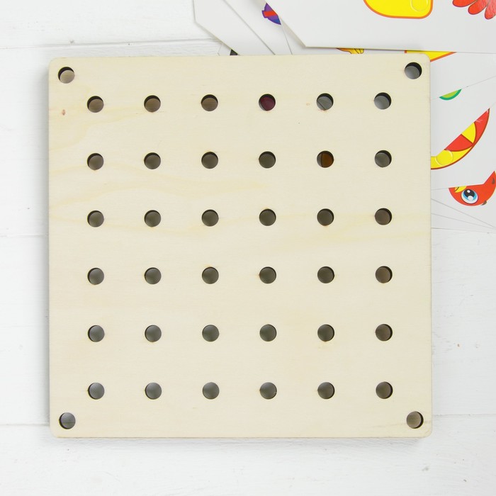 Мозаика с шаблонами "Волшебный алфавит" (в наборе 8 картинок)  - фото 3