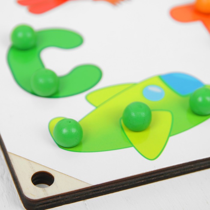 Мозаика с шаблонами "Волшебный алфавит" (в наборе 8 картинок)  - фото 5