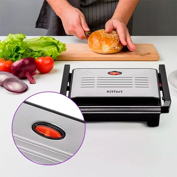 Бутербродница Kitfort КТ-3604 - фото 3