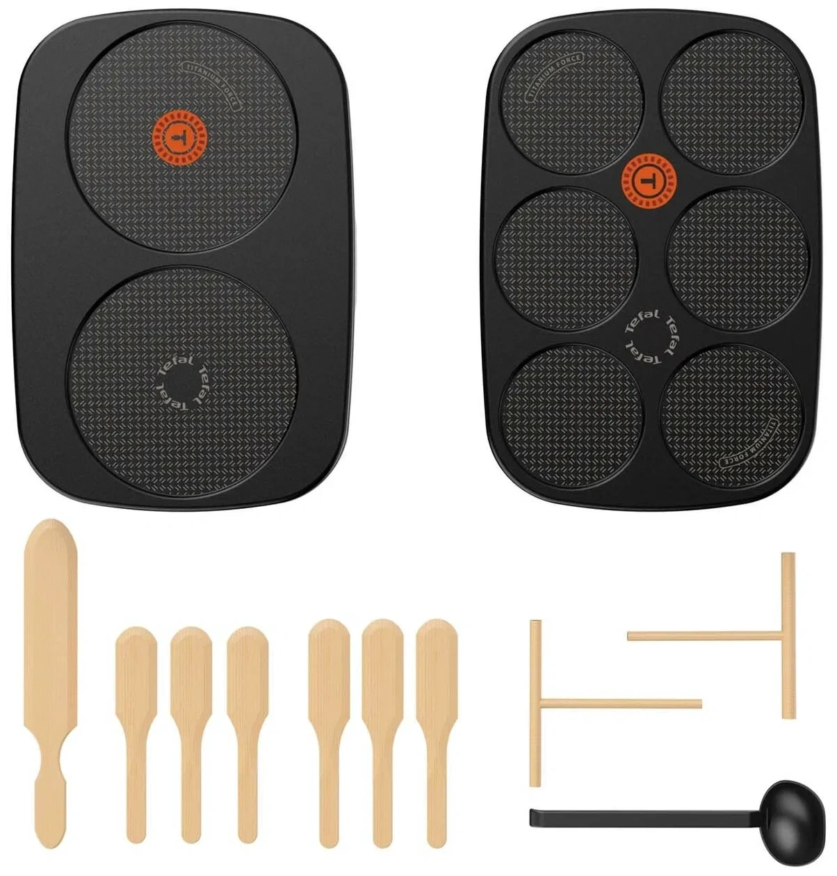 Блинница Tefal Crepier Gourmet PY900D12 черно-серебристая 