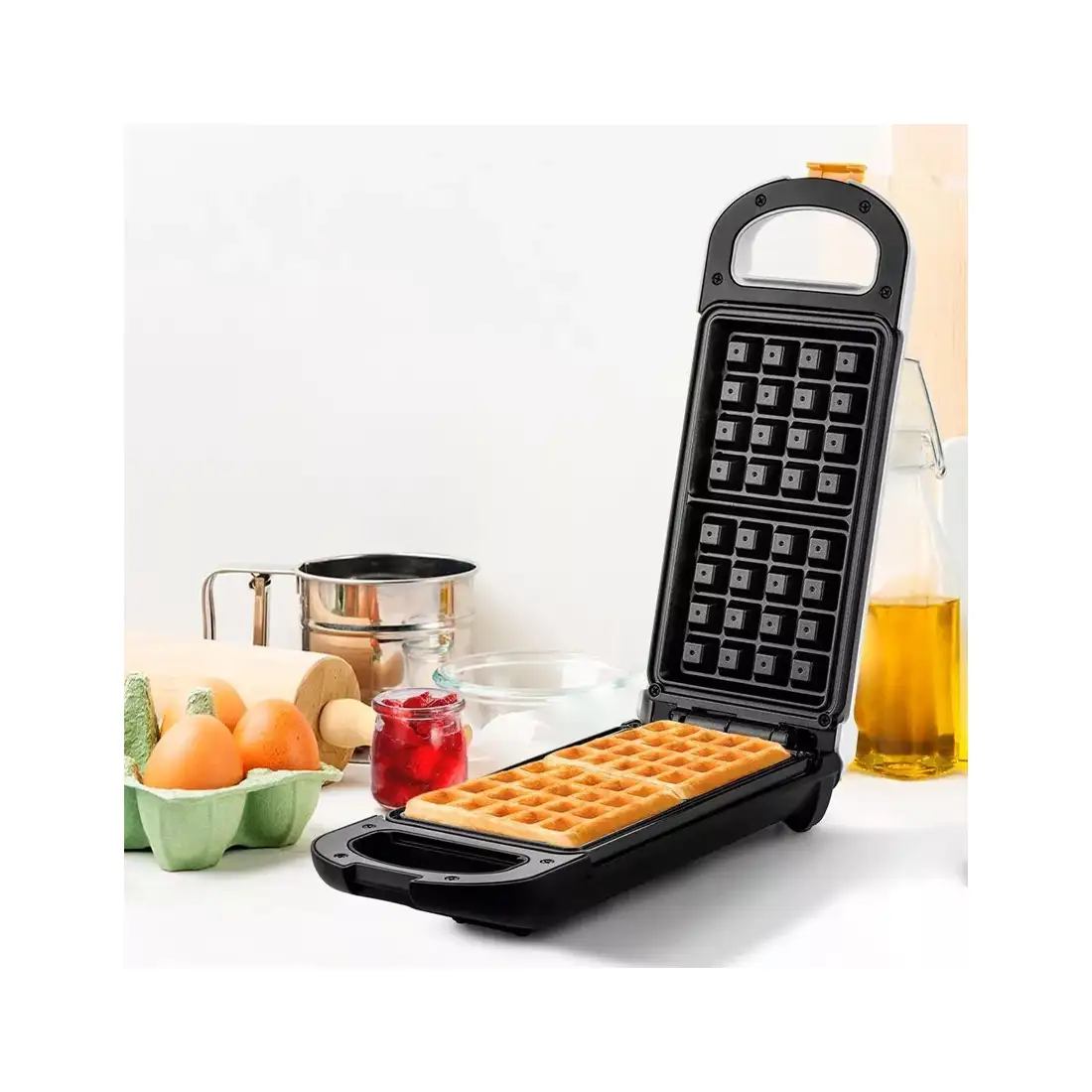 Вафельница для бельгийских вафель Kitfort КТ-1689 