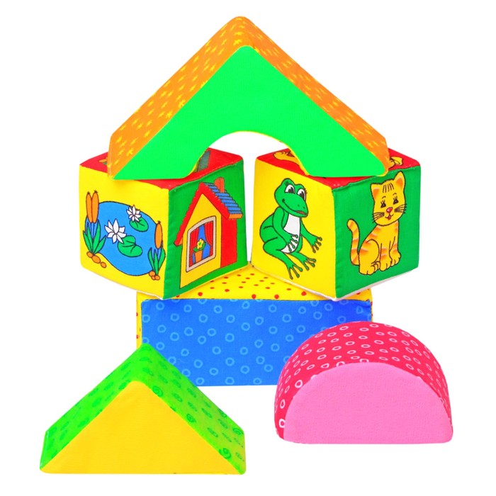 Развивающая игрушка "Кубики Домики" 
