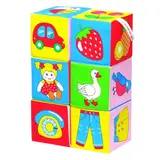 Набор развивающих мягких кубиков "Предметы"  - фото 2