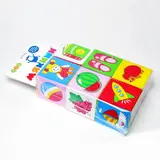 Набор развивающих мягких кубиков "Предметы" 