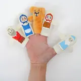 Пальчиковый театр "Морозко" (5 персонажей+ сценарий) 