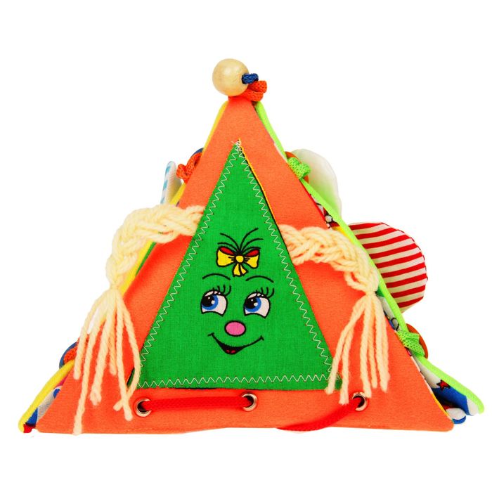 Развивающая игрушка "Пирамидка-раскрывашка" 